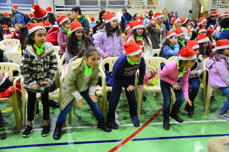Saint Vincent de paul celebrating Christmas at Jesus & Mary school